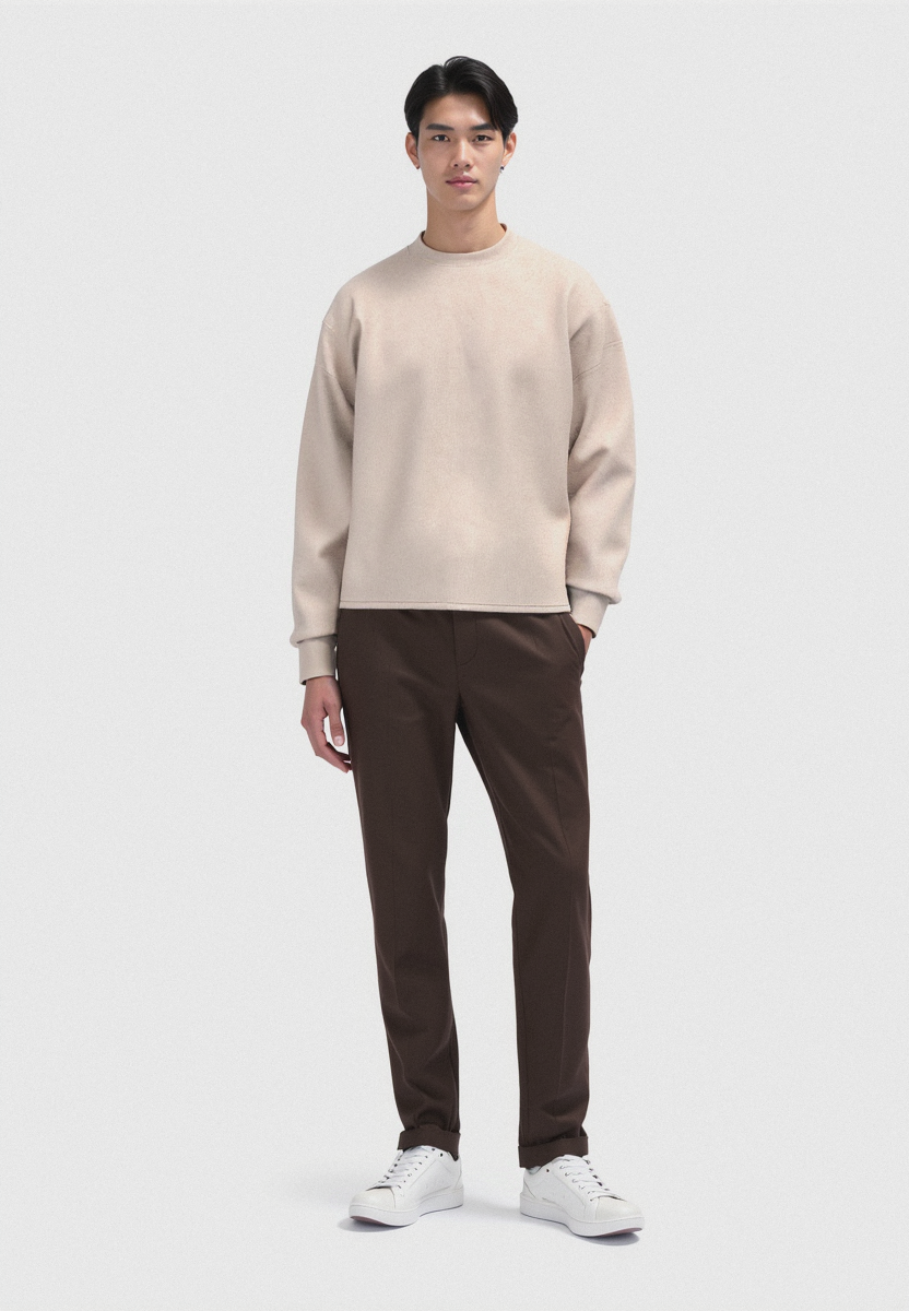 Buzo Crop Escote Redondo #1301