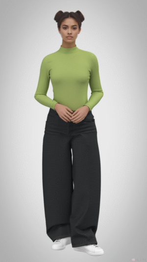 Jean Balloon Mujer#1004