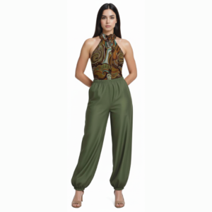 Pantalón Bombacho Con Elástico